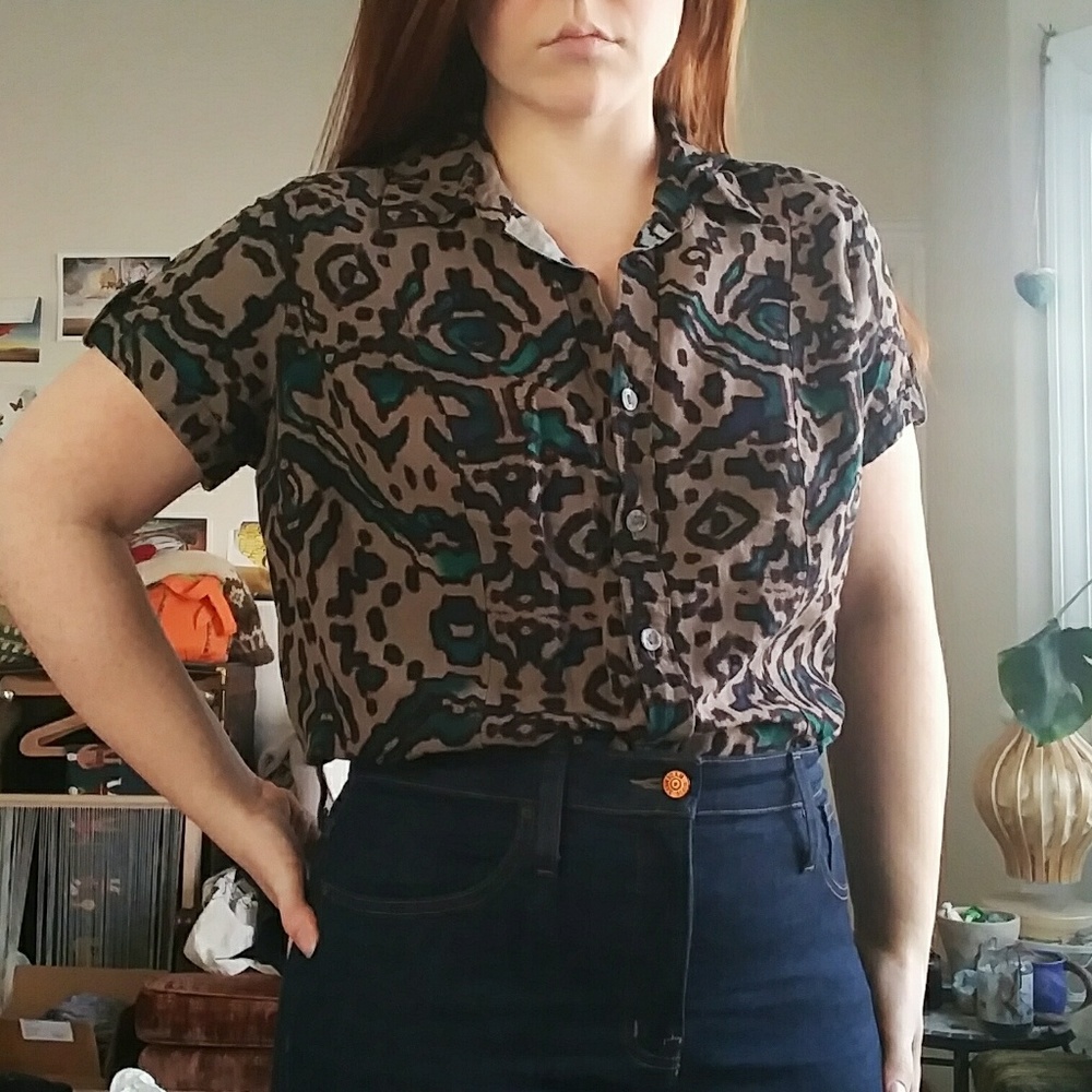 Boxy Linen button-up